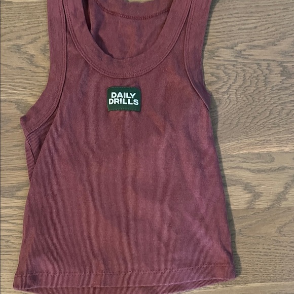 Daily Drills Tops - Daily Drills Maroon Tank Top